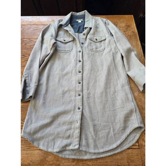 Outerknown blanket dress In Light Grey Sz Medium - Picture 2 of 5